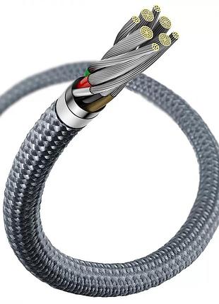 Кабель baseus dynamic series fast charging data cable type-c to ip 20w 1m slate gray (cald000016) 6
