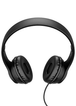 Навушники дротові borofone bo5 star sound wired headphones black (6931474709912)