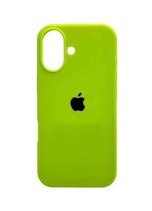 Чохол для смартфона silicone full case aa open cam for apple iphone 17 24,shiny green (fullopeaai17-24)