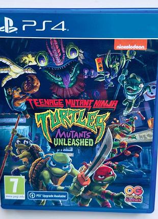Teenage mutant ninja turtles mutants unleashed, б/в, англійська версія - диск для playstation 4