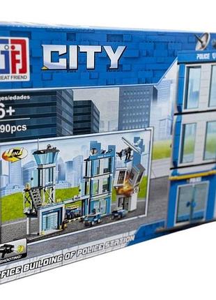 Конструктор city 123-551 "офисное здание полицейской станции"