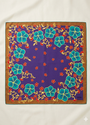 Розкішна шовкова хустка kenzo