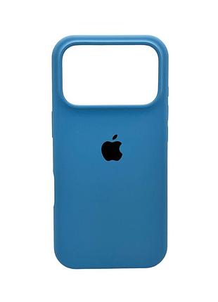 Чохол для смартфона silicone full case aa open cam for apple iphone 17 pro max 49,cornflower (fullopeaai17pm-49)