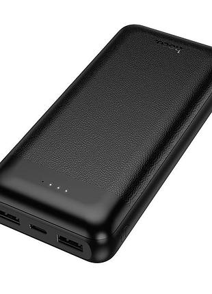 Зовнішній акумулятор hoco j153a stability power bank(20000mah) black (6942007656085)