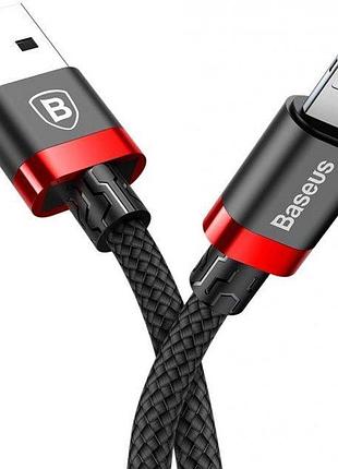 Кабель baseus cafule cable usb for ip 2a 3m red+black (calklf-r91)