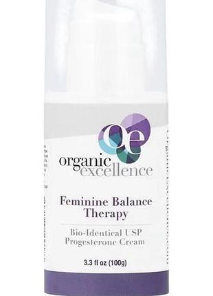 Крем із біоідентичним прогестероном usp organic excellence feminine balance