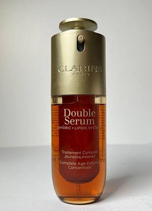 Сироватка для обличчя clarins double serum hydric + lipidic system, 50 мл
