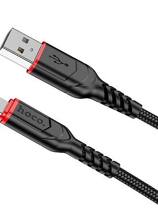 Кабель hoco x59 victory charging data cable ip(l=2m) black (6931474794055)