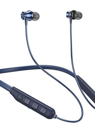 Беспроводные спортивные наушники hoco es64 easy sound sports bt earphones navy blue