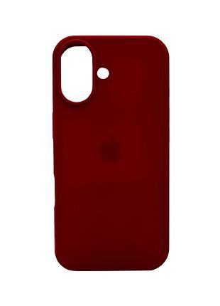Чохол для смартфона silicone full case aa open cam for apple iphone 17 20,china red