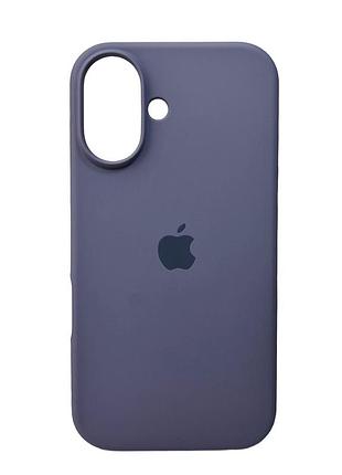 Чохол для смартфона silicone full case aa open cam for apple iphone 16 28,lavender grey
