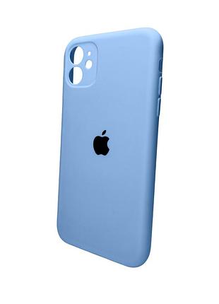 Чохол для смартфона silicone full case aa camera protect for apple iphone 11 pro max кругл 49,cornflower (fullaakpi11pm-49)