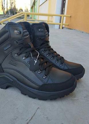 Ботинки clubshoes спортивные кожаные черные 43
