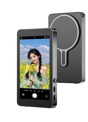 Дополнительный экран magnetic selfie screen rk-x40l камеры смартфона black