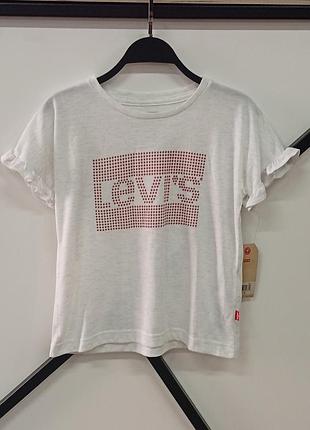 Футболка levi's для дівчаток розмір s (128-140)