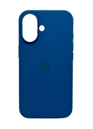 Чохол для смартфона silicone full case aa open cam for apple iphone 16 16,blue
