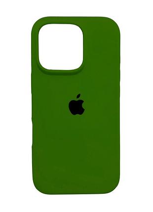 Чохол для смартфона silicone full case aa open cam for apple iphone 16 pro 29,army green