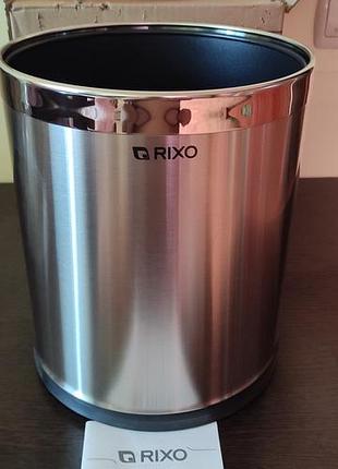 Корзина для мусора 10 л без крышки rixo solido wb103s