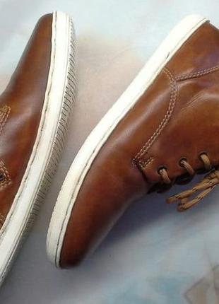 Мужские кожаные ботинки на змейке next