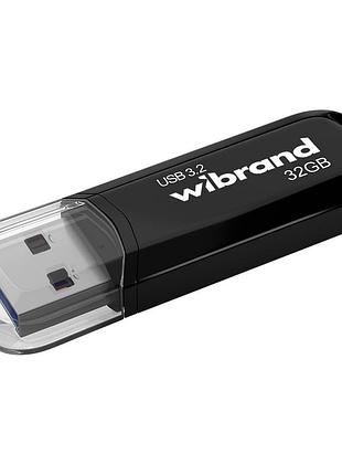Флеш-накопичувач wibrand usb 3.2 gen1 marten 32gb black (wi3.2/ma32p10b)