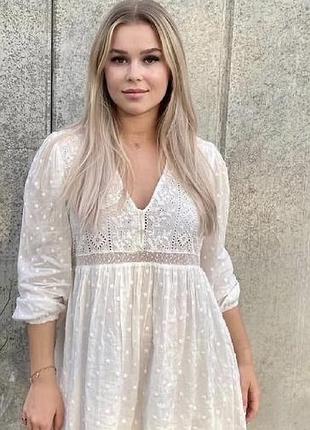 Сукня zara з прошви нова
