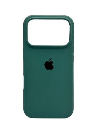 Чохол для смартфона silicone full case aa open cam for apple iphone 17 pro 46,pine green