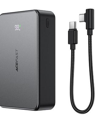 Внешний аккумулятор acefast m29-20000 22.5w fast charging power bank with cable black (6974316285991)