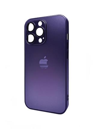 Чохол для смартфона ag glass matt frame color logo for apple iphone 12 pro deep purple (agmattframeip12ppurple)