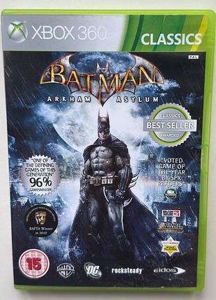 Batman arkham asylum classics, б/в, англійська версія - диск для xbox 360