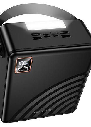 Внешний аккумулятор borofone bj85 myriad 22.5w+pd20w+light power bank(1000002ah) black (6941991125560)
