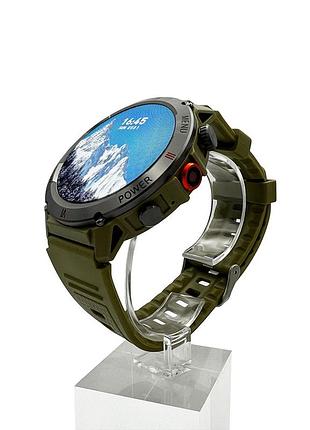 Смарт-годинник iwo x22 38mm. 330 mah, ip68 army green (iwox22ag)