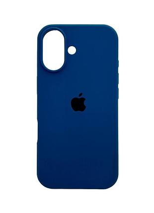 Чохол для смартфона silicone full case aa open cam for apple iphone 17 16,blue