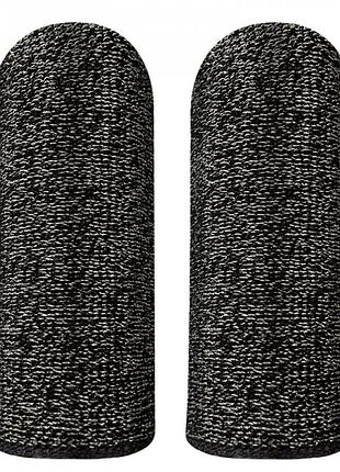 Напальчник игровой hoco gm4 phantom superconducting fiber mobile game finger cots(silver fiber)