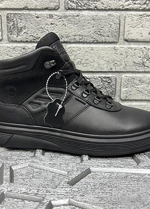 Мужские ботинки clubshoes кожаные черные 43