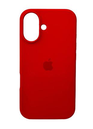 Чохол для смартфона silicone full case aa open cam for apple iphone 16 11,red