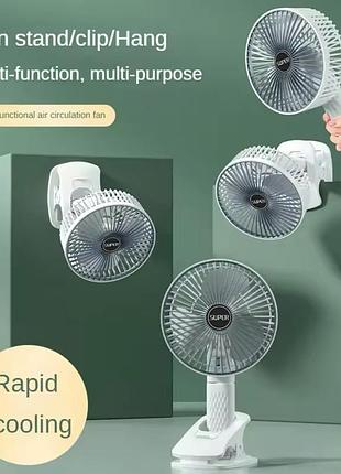 Вентилятор міні usb з прищіпкою дротовий desktop fan xl-1293 (40)
