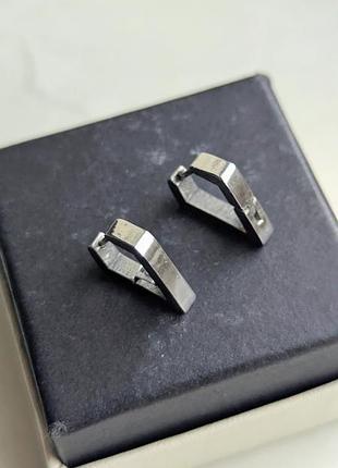 Середки silver smooth triangle 4
