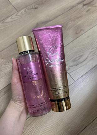 Спрей і лосьйон з шимером pure seduction