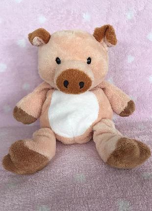Мягкая игрушка свинка pluffies corkscrew the pig бренда ту