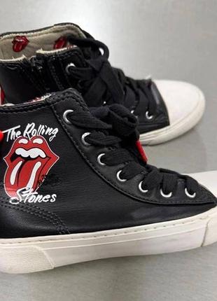 Кеды zara rolling stones 33р. в идеальном состоянии