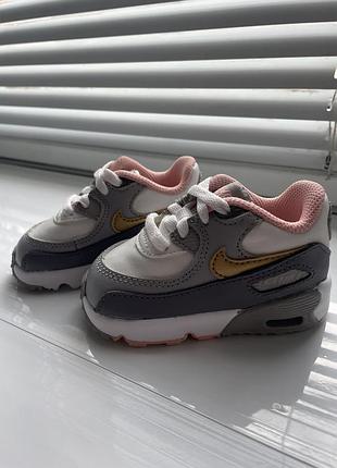 Дитячі кросівки nike air max 90 leather td