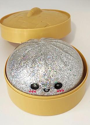 Игрушка 10 см glitter dumpling, mystery dumpling, squishies dumpling сквиши пельмень