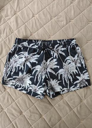 Шорты мужские h&amp;m пляжные состояния новой вещи размер l 🔥 распродаж вещей от 25 гривен 🔥