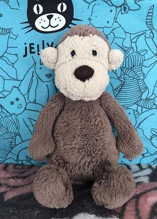 Мягкая игрушка обезьянка bashful monkey jelly cat