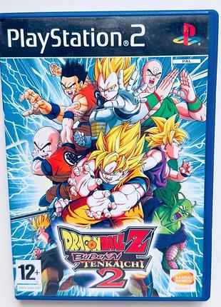 Dragon ball z budokai tenkaichi 2, б/в, англійська версія - диск для playstation 2