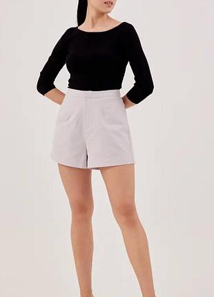 Шорты женские h&amp;m 0526751 36 s светло-сиреневые