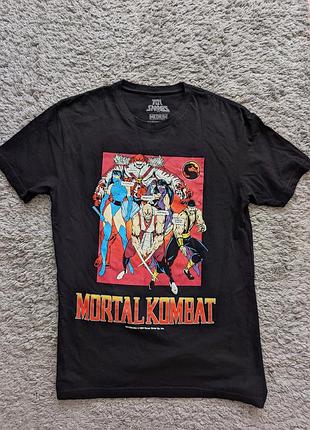 Футболка mortal combat, size m, состояние идеальное, плечи 47 подмышки 50 длина 73