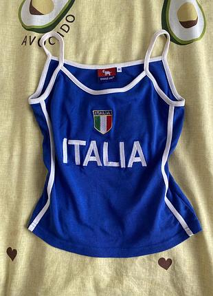 Топ синій italia