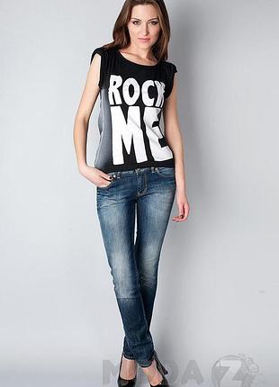 Джинсы freesoul 54-4540*50 женск. синий 27 (73 580)