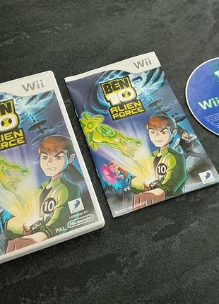 Диск ben 10 alien force (nintendo wii)